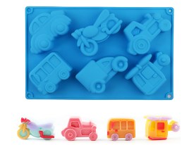 Molde silicona 6 jabones TRANSPORTE